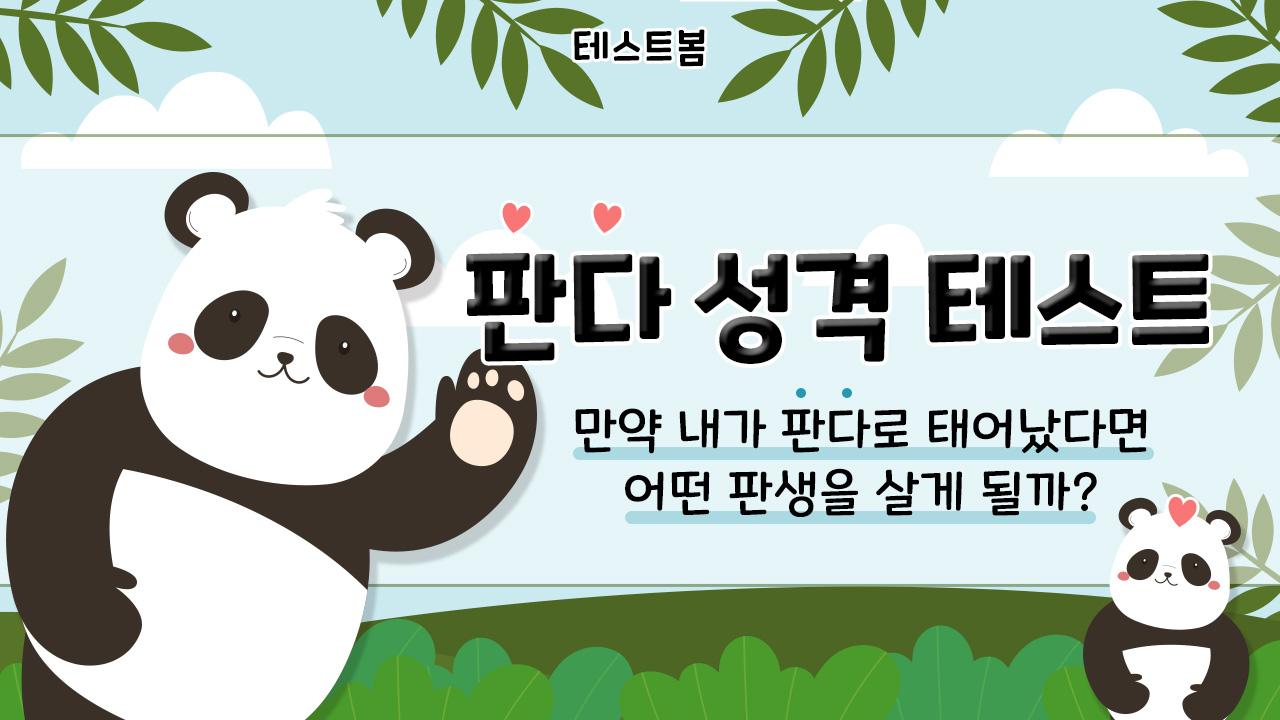 판다 성격 테스트